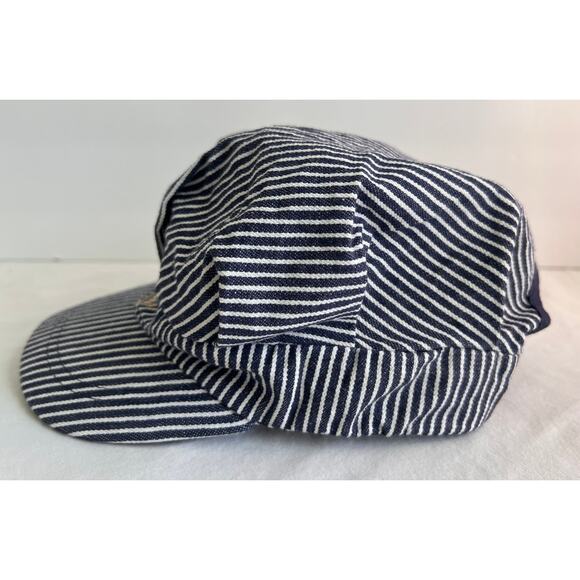 Chuggington Railroad Hat Cap Blue White Stripe Youth Size - Picture 3 of 7
